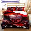 3pcs Pennywise2 Cover Set - Personalized Name, HD Printed Bedding with 1 Cover and 2 Pillowcases - Perfect for Home Decor, Easy Care