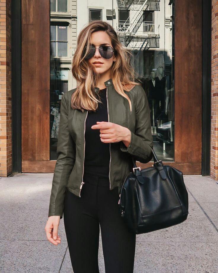 Women's PU Leather Suit Jacket