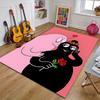 barbapapa Polyester Carpet, Soft Indoor Mat for Office Chair, Living Room, Computer Desk - Decorative Home Office Rug Design