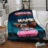 Custom Name Adventure Time Characters blanket for Couch & Bed, Plush Cozy Fuzzy Blanket Super Soft & Warm Blankets for Fall and Winter. 0908153