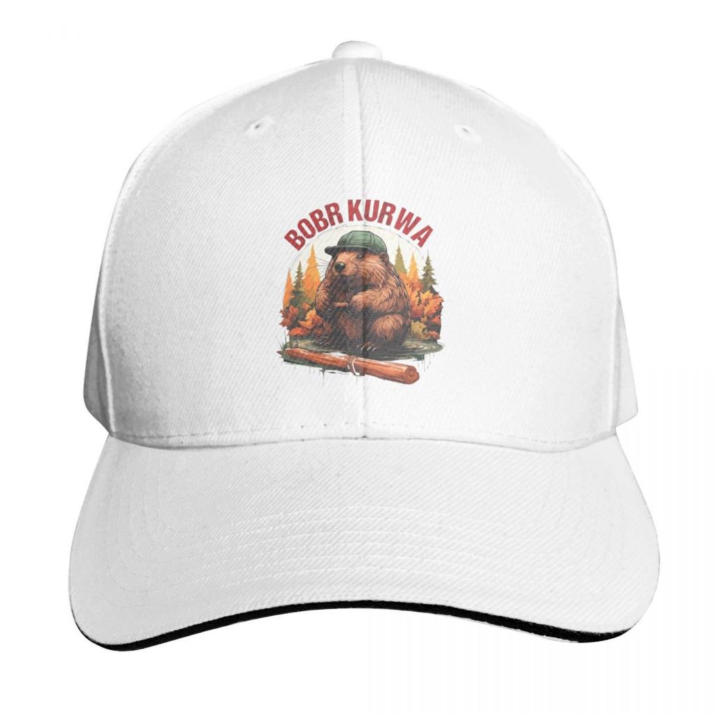 Bobr Kurwa Bober Beaver Cap Fashion Casual Baseball Caps Adjustable Hat Hip Hop Summer Unisex Baseball Hats Polychromatic