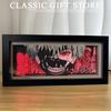 Black Photo Frame Kaneki Ken Cartoon Paper Carving 3D Anime Lamp LED Light Box Action Figure Room Decoration Lamp Christmas Gift