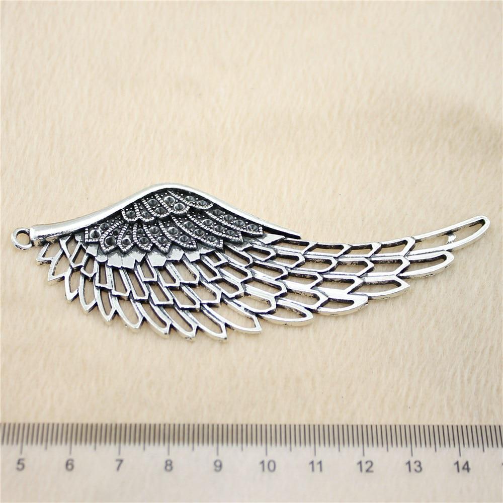 

WYISYWG 1 шт. Подвески Diy Мужской кулон Женские модные ювелирные аксессуары Запчасти большое крыло 108 мм B11628
