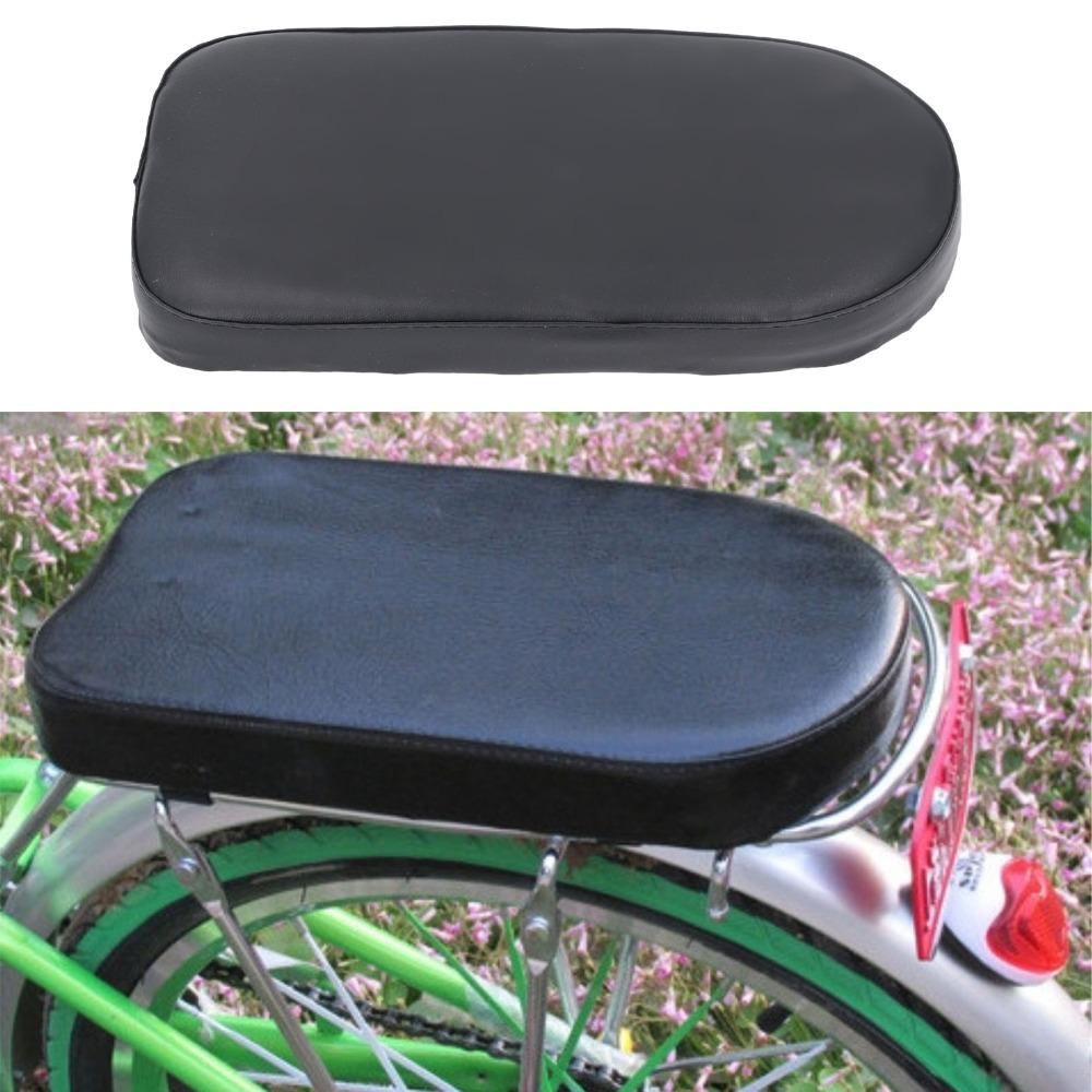 2PCS Wide Bike Rear Seat Cushion Soft Bike Back Seat Cushion  Enhanced Comfort