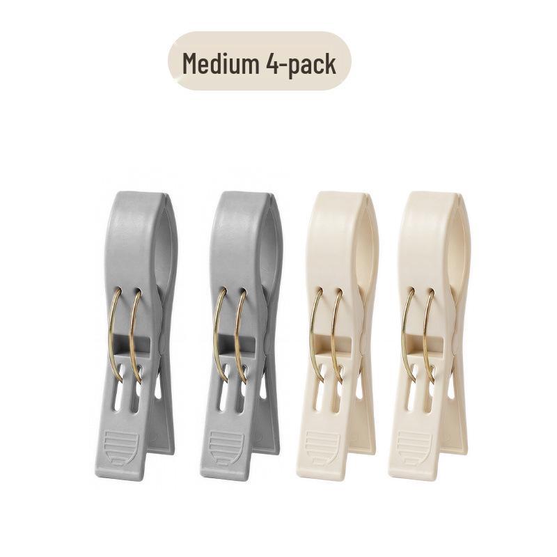 Stainless Steel Windproof Clothes & Quilt Clips - Strong, Large, Anti-Slip Design for Sheets
