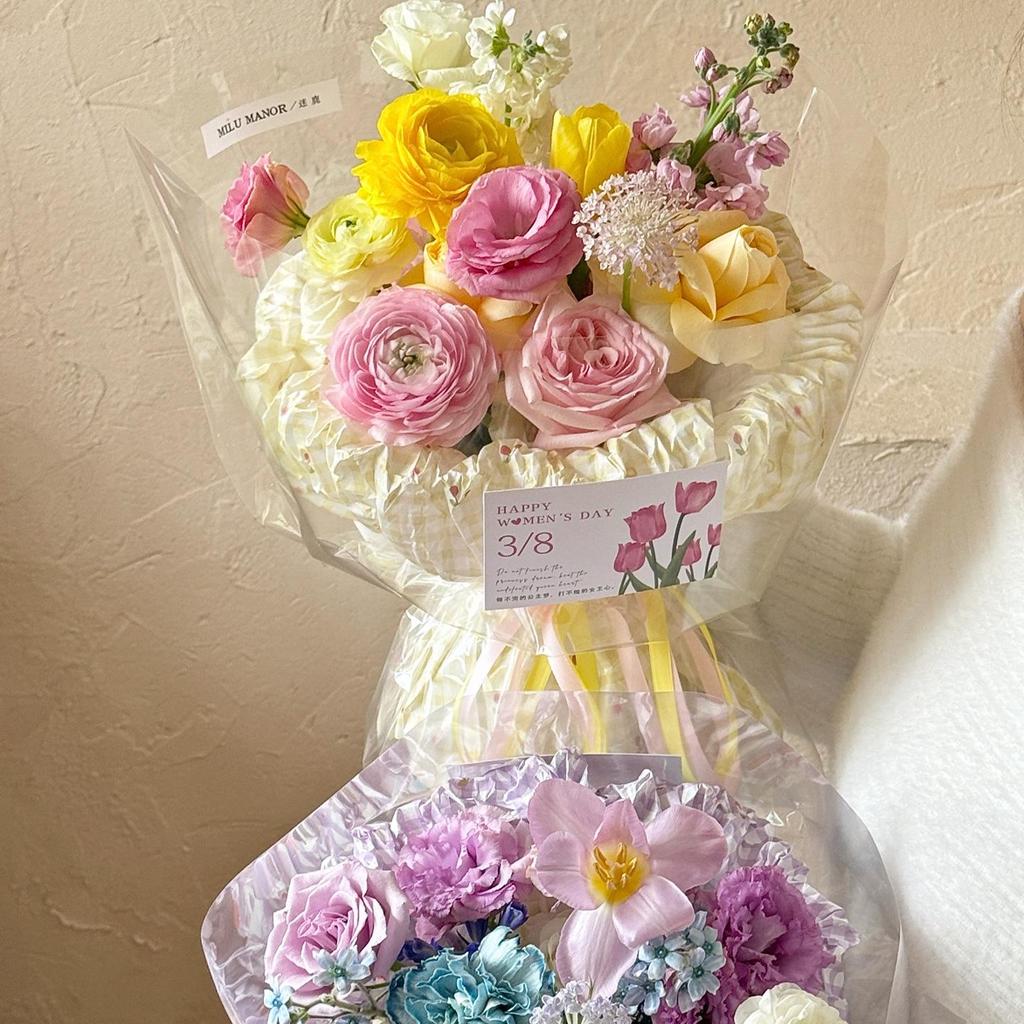 Goddess Festival Dopamine Series Hand-Crumpled Tissue Paper for Flower Bouquets.