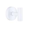 2PCS Stainless Steel Suction Cup Hooks Detachable Robe Hangers Space Saving Wall Hook  Bedroom