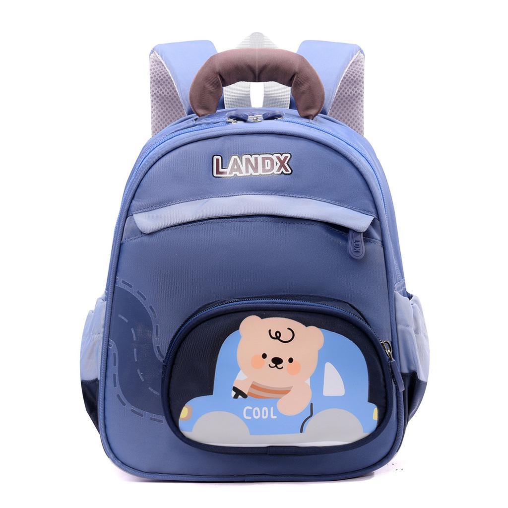 Cute Bear Kids Backpack For Toddlers With Lightweight Nylon And Animal Print For Preschool Use