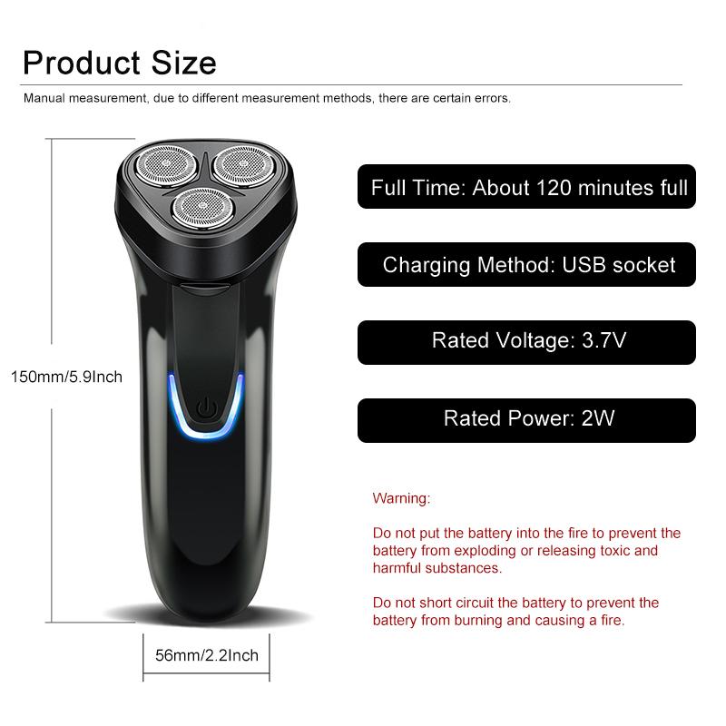 Xiaomi Mini Electric Shaver Men's Face Beard Razor USB Charging Washable Beard Trimmer Razor Ladies Travel Portable Body Hair Trimmer