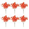 2/3/4/5/6/12Pcs Fall Artificial Flower 7 Fork UV Resistant Fake Flower Home Wedding Party Table Centerpiece Indoor Outdoor Faux Bloom Decoration