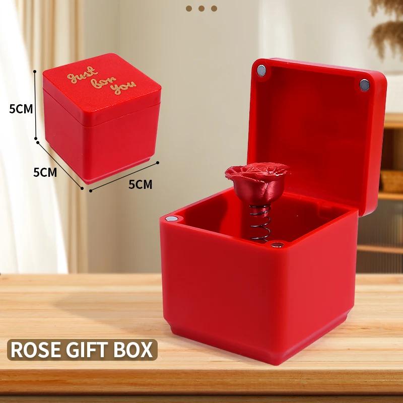 Middle Finger Surprise Gift Boxs Christmas Fun Prank Gift Offices Desk Home Decor Gift Decoration Children Practical Jokes Toys