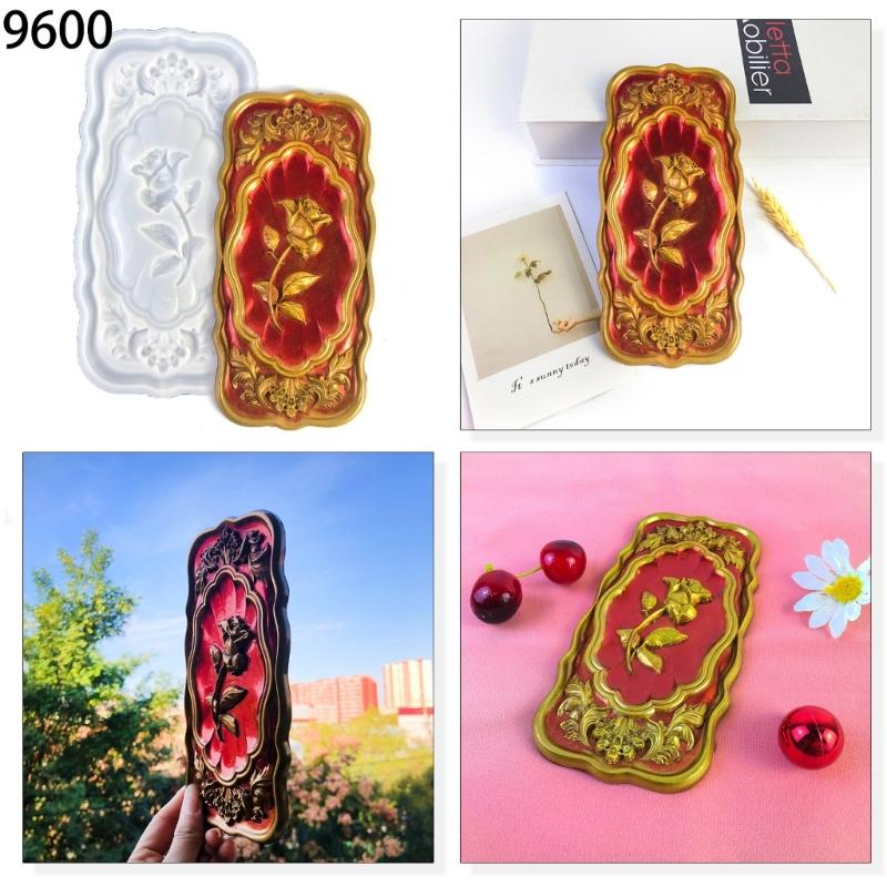 Silicone Mold Resin Craft Molds DIY Hand-Making Moulds Ornament Mould for Creating Beautiful Rose Flower Resin Crafts