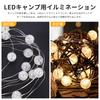 Hillrill USB String Lights, 60 LED Bulbs, 9m, 8 Lighting Modes, Fairy Lights, Illumination Lights, Tent Lights, Camping Lights, Room Lights, Interior