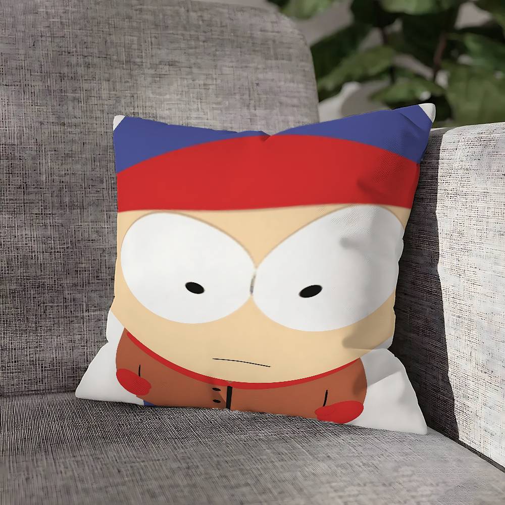 S-SouthES Cute P-Park Pillow Case For Sofa Decor Car Office Room Printing Cushion Cover Decorations and Protector