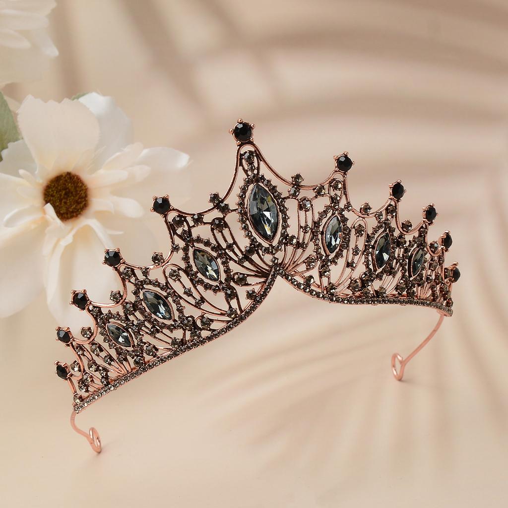 Bridal Tiara Hair Accessories High-end Crown Tiara Bride High-end Birthday Children Princess Crown