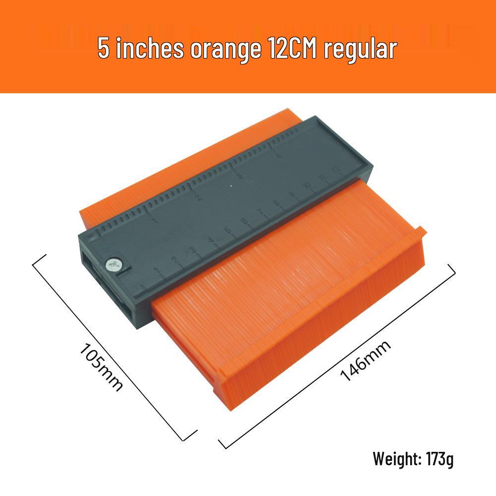 Universal Contour Gauge for Irregular Shapes - Woodworking & Gypsum Board Tool