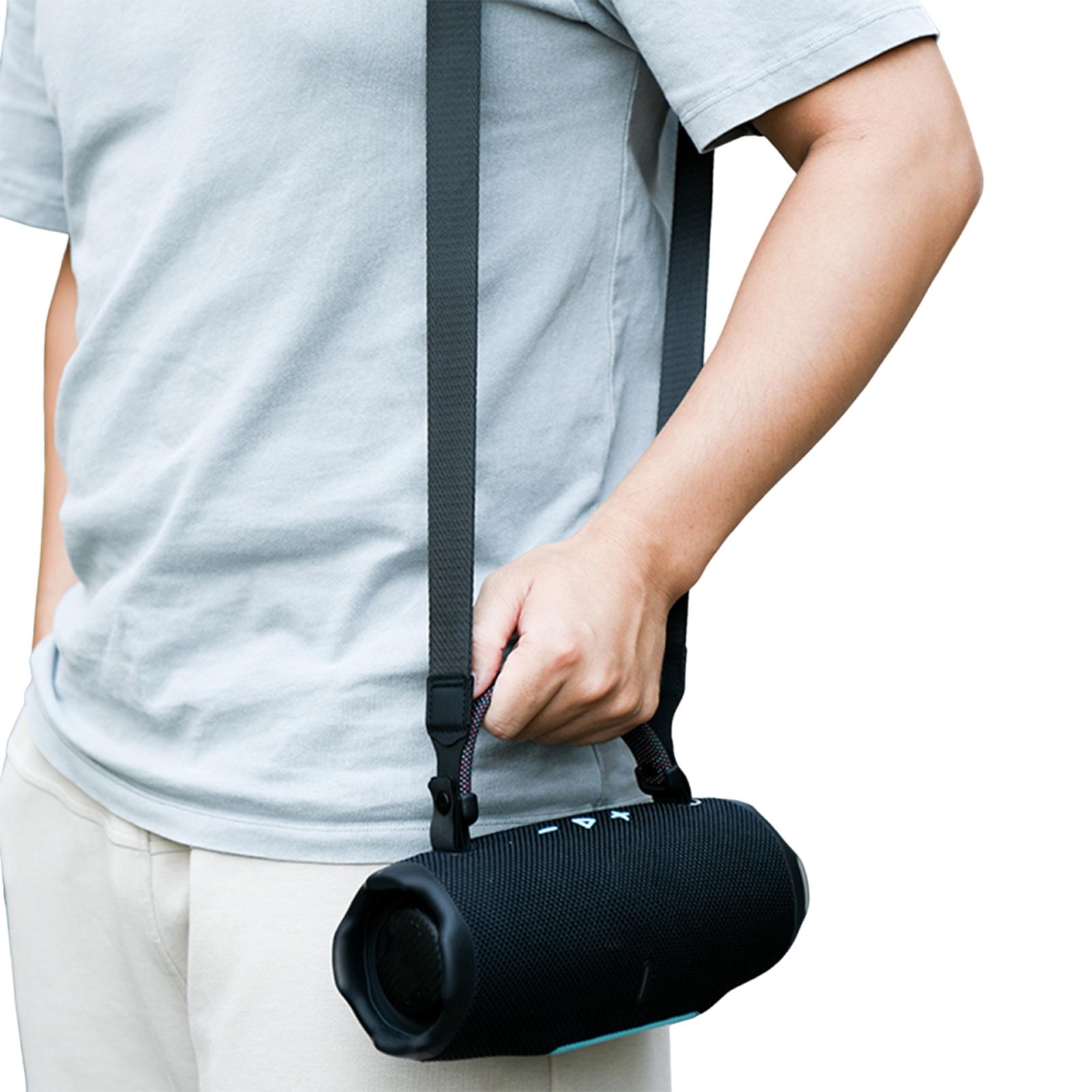Adjustable Shoulder Strap with Padded Carry Strap Replacement Strap Travel Carrying Strap for JBL Charge 6 Speaker Accessories nero