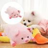 Participatory fleece Dog Toy Featuring Built in Squeaker Promoting Chew Resistant Fun and Teeth Health for Small to Average Breeds Ensuring Safe Play