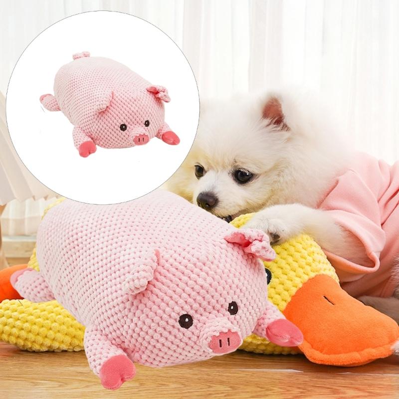Participatory fleece Dog Toy Featuring Built in Squeaker Promoting Chew Resistant Fun and Teeth Health for Small to Average Breeds Ensuring Safe Play