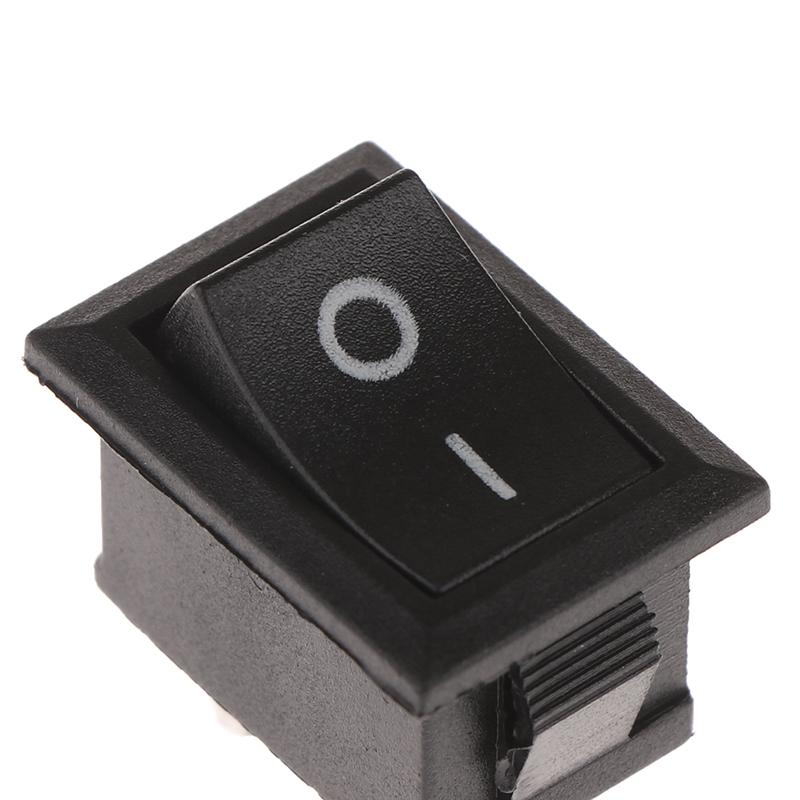10Pcs /Lot Kcd1/Kcd7 Oval Rocker Switch 2 Pins 2 Gears Electric Kettle Rocker Power Switch On-Off Boat Shape Switch