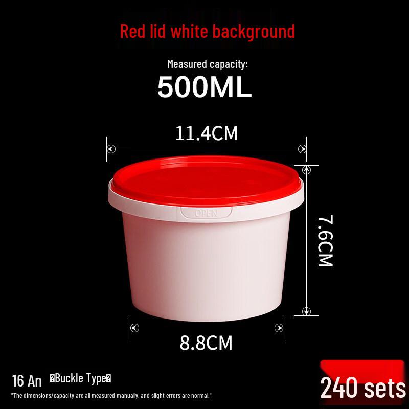 Biaoxing Round Disposable Plastic Bowl