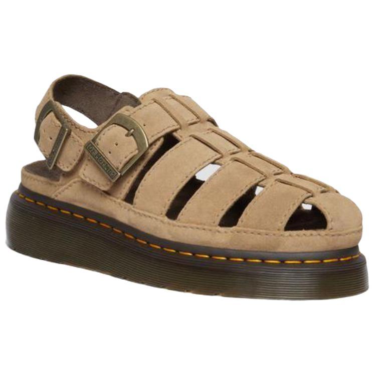 Dr. Martens Sandalias Romanas Versátiles, Modernas y de Moda, Sandalias Unisex, Marrón Claro 32145439
