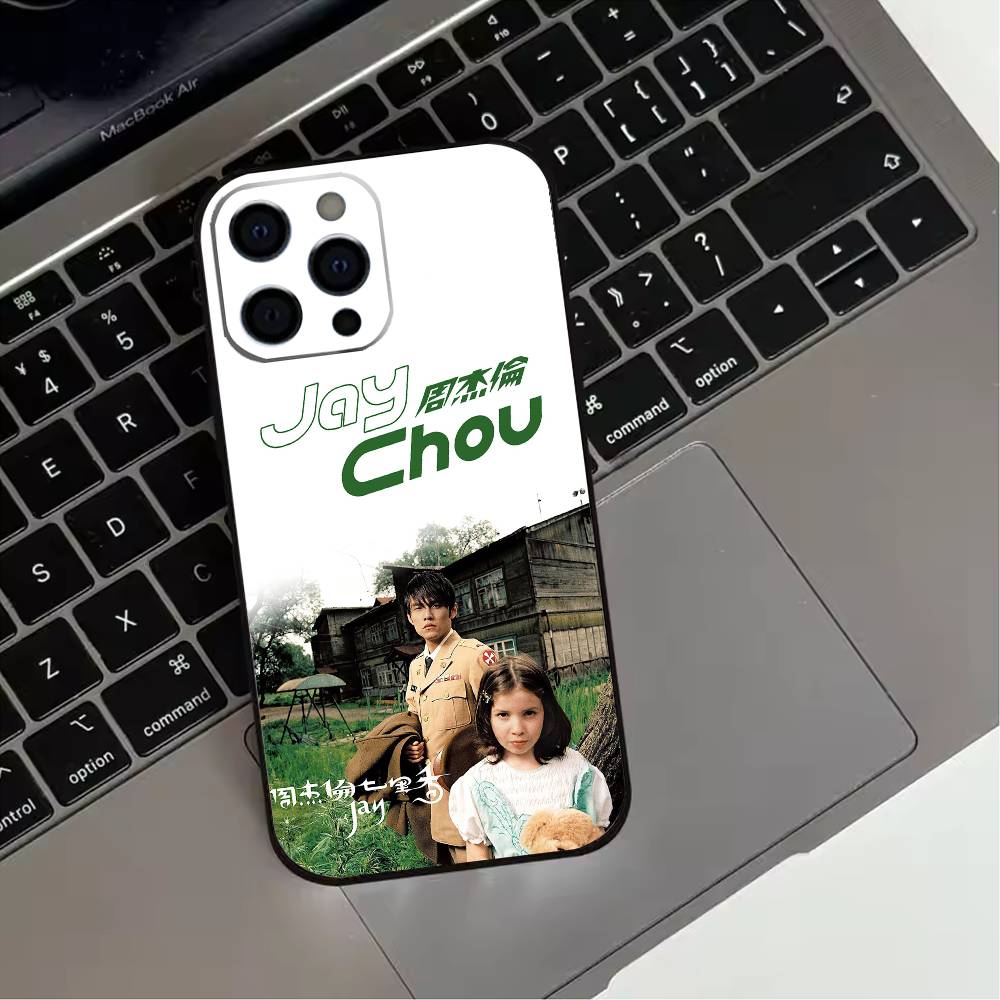 Singer Jay Chou Phone Case For iPhone 17,16,15,14,13,12,11 Plus,Pro Max,XS,Soft Silicone Black Cover