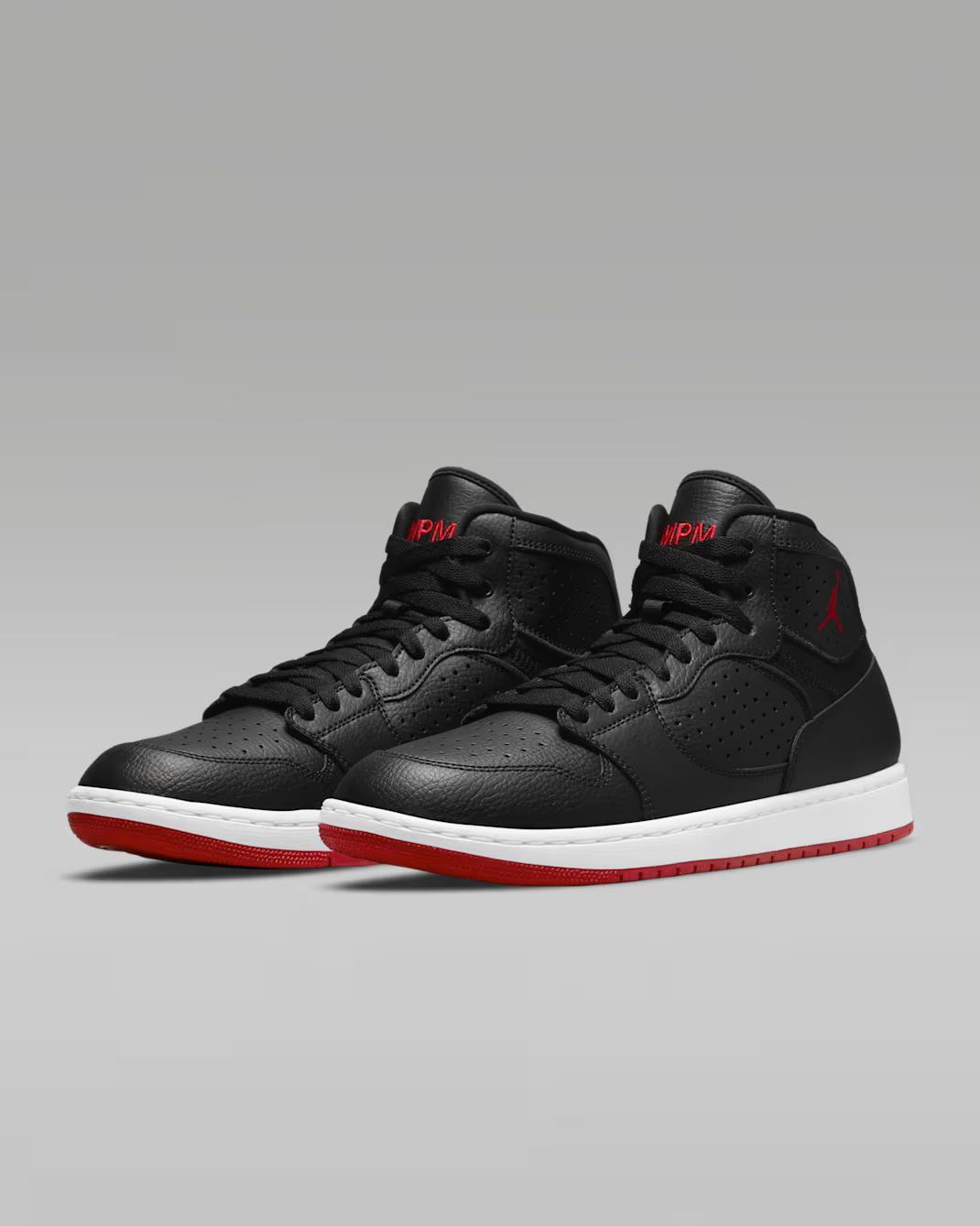 AR3762-001 Nike Air Jordan Access Black Gym Red (Men s) 8.5