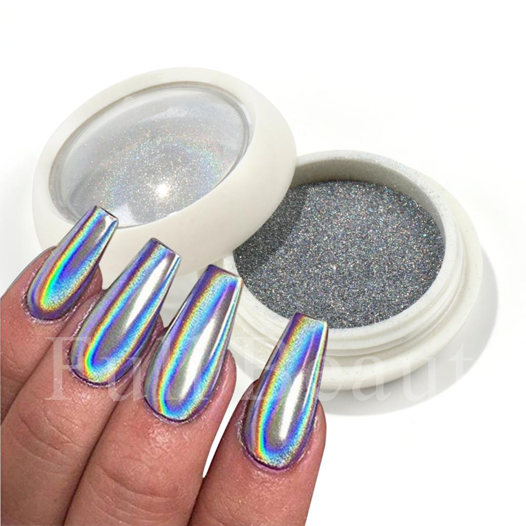 New Nail Art Glitter Laser Mirror Powder Silver Mirror Nail Art Mirror Powder