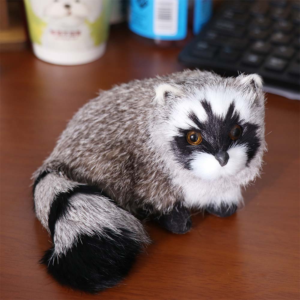 Realistic Simulation Raccoon Model Educational Simulation 3D Raccoon Raccoon Figure  Desktop Decor