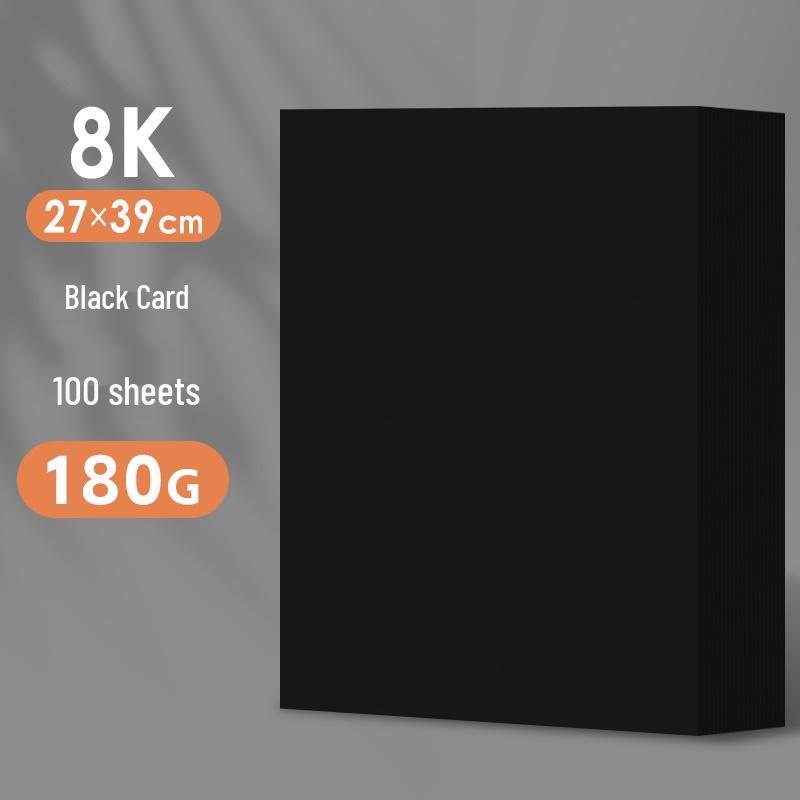 A4 White Cardstock, Black & Colored Paper, Thickened for DIY Kindergarten Crafts & Projects, A3/A4 Size.