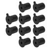 10PCS Satellite Cable Wall Grommet 25.4mm Silicon Ethernet Cable Bushing Wall Penetration Grommet for 1 Inch Hole Black