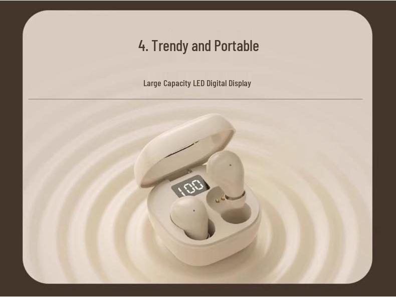 Invisible Ultra-Mini Bluetooth Sleep Earbuds - Comfortable, Noise-Cancelling, Non-Pressing, Pain-Free Earphones for Side Sleeping