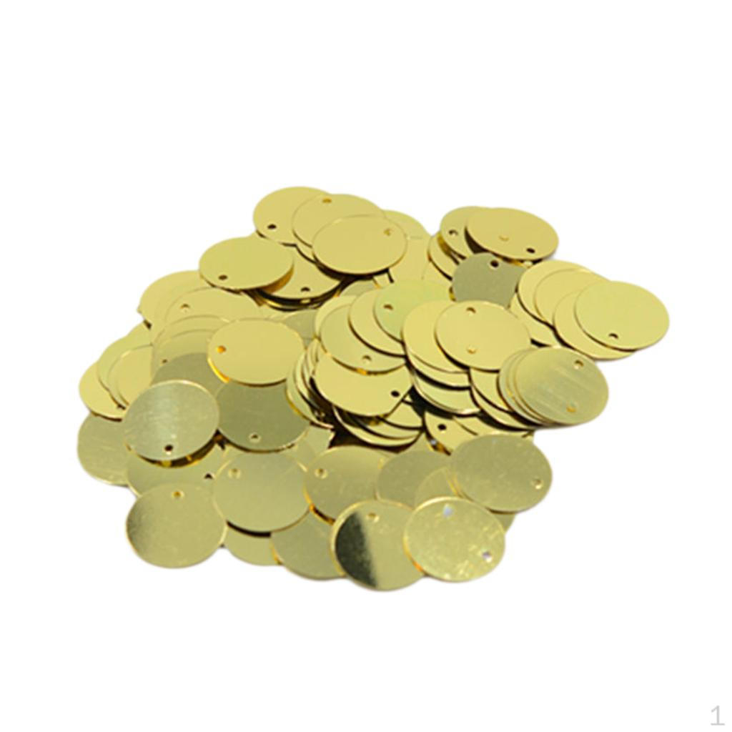 Round PVC Sew On Sequins Paillettes For Garment Dress Decor