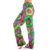 Women  Winter Print Pants Full Length Long Trousers Sports Pants
