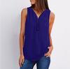 Womens Casual Vest Shirt Ladies V Neck Sleeveless Loose T-shirt Blouse Tee Top