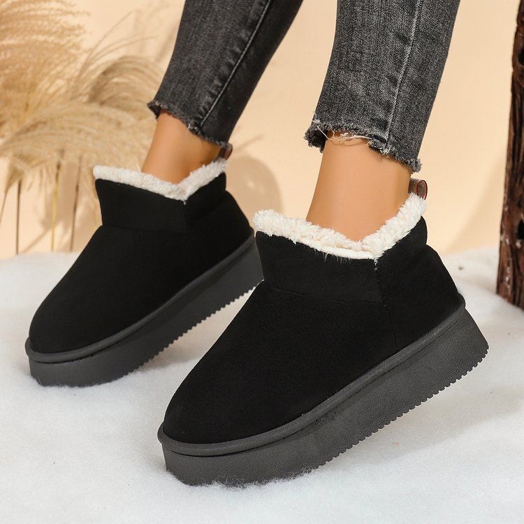 Fashion warm and comfortable short boots children's autumn and winter new versatile non-slip women's snow boots