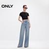 ONLY Women's 2025 Spring High-Waist Straight-Leg Jeans