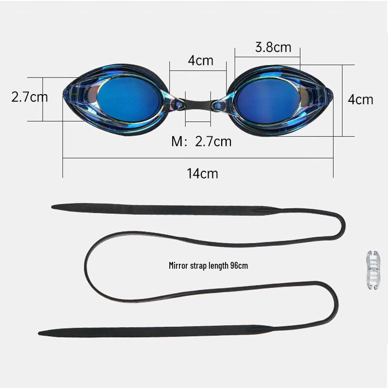 MDNG Racing Swimming Goggles with HD Anti-Fog Coating