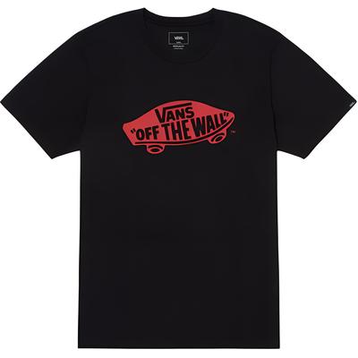 OTW Lettera Puro Cotone Casual Manica Corta T-Shirt Uomo Top Nero VN0A4MM7BRR1