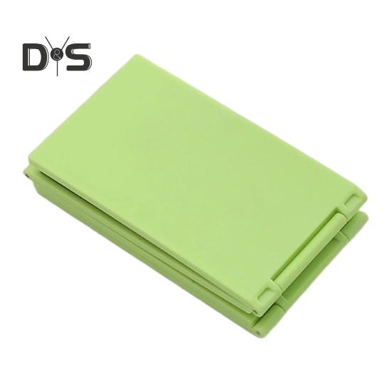 

Складное зеркало для самостоятельной стрижки с несколькими углами наклона, вид сзади, складное зеркало для макияжа, 4-стороннее плетение, парикмахерская укладка волос, уход за волосами, ручное зелёный