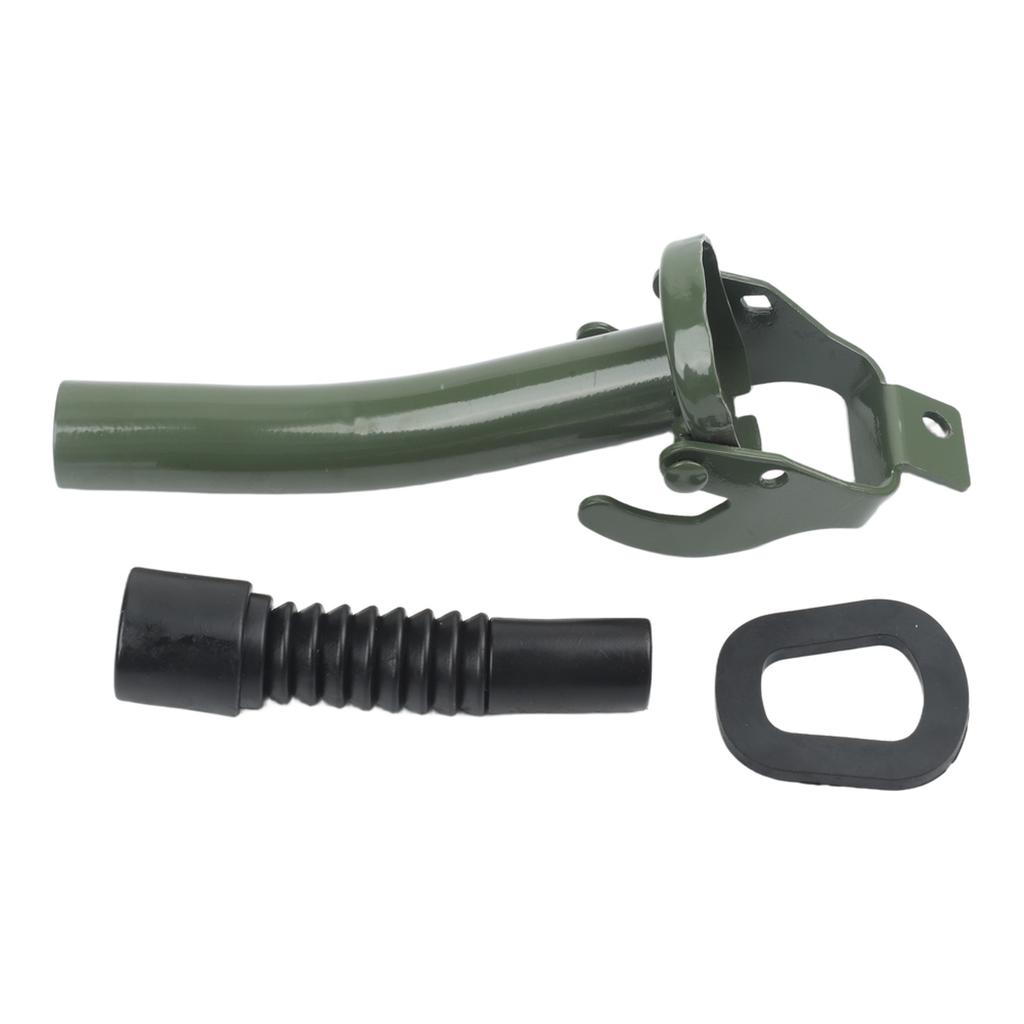 Pouring Spout for Metal Fuel Canisters 20 L with Flexible Body and Sieve to Prevent Contaminants During Transfer