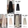 Womens Casual Wide Leg Pants With White Strap Design For Summer Comfort