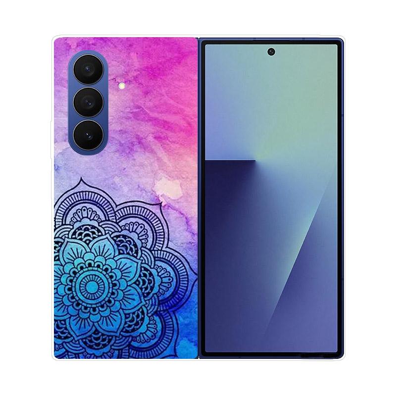 For Samsung Galaxy Z Fold 7 5G Phone Case Cover Transparent Back Protective Shell Coque For Samsung Z Fold7 Clear Hard PC Fundas