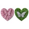 Flexible Silicone Mold Heart Butterfly Candle Molds Scented Aromatherapys Making Mould Handmade Desk Ornament Mould