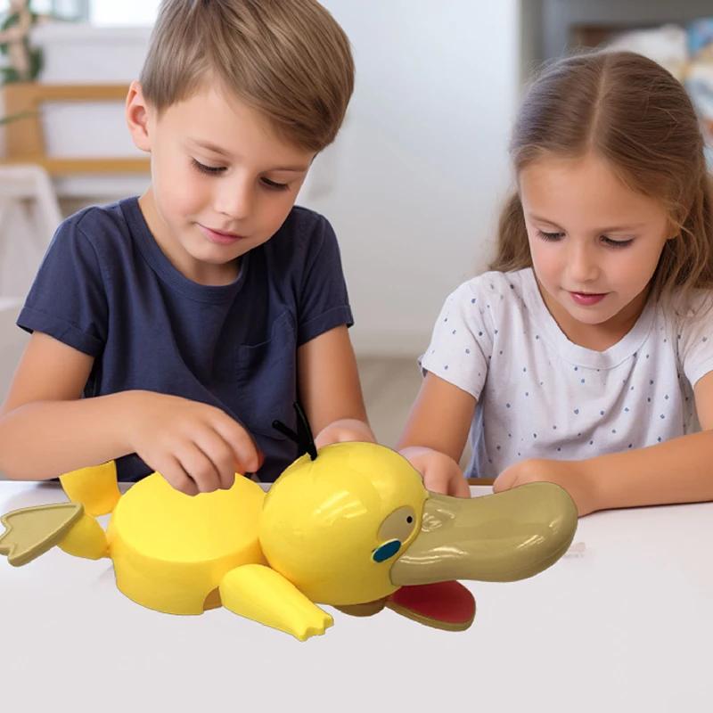 3D Niedlicher Entenuntersetzer Panische Ente Isolierter Untersetzer Ornament Stressabbau Lustige Bugsy-Puppe Tassenbasis Dekoration