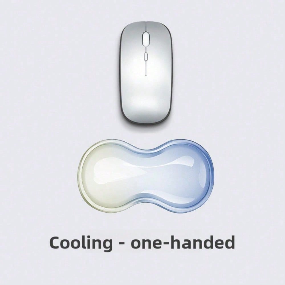 Transparent Silicone Wrist Mouse Pad Anti-skid and Fatigue Gradual Change Wrist Pad Office Wrist Pad
