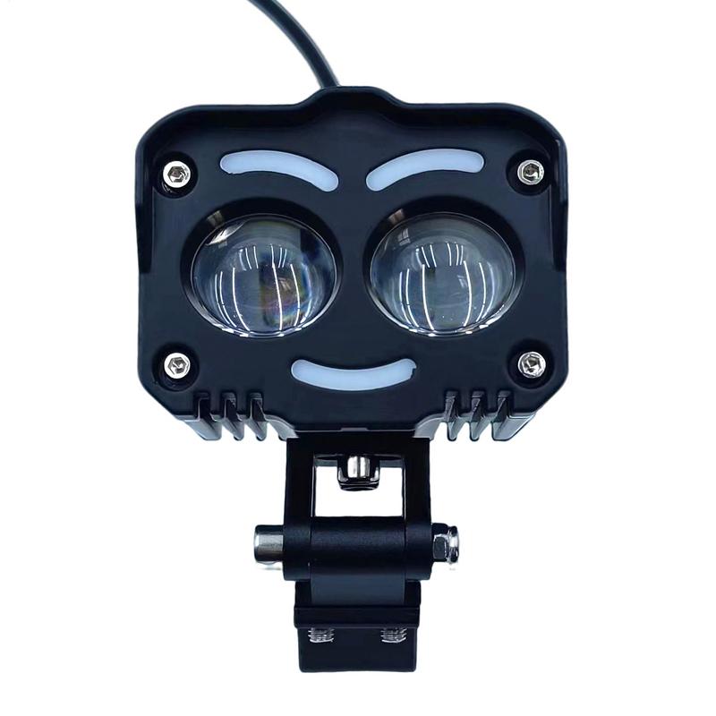 LED Motorcycle Headlight High Brightness Front Light Energy Efficient Waterproof Driving Headlamp With Adjustable Angle China Mainland