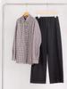 2025 New Women's Korean-Style Plaid Brushed Shirt - Loose Fit
