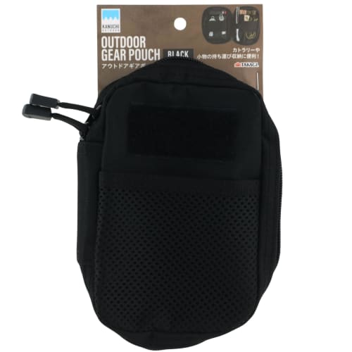 Takagi KANUCHI OUTDOOR Outdoor Gear Pouch Black Accessory Case 3 Levels Adjustable Belt Loop Width Camping Leisure Belt Loop Waist Pouch Mini Pouch Po